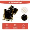 Artoid Mode Black and Golden Polka Dot 2026 Happy New Year Table Runner, Festival Kitchen Dining Table Decoration for Home Party Decor 13×72 Inch