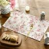 Artoid Mode Floral Cherry Blossoms Branches Spring Placemats Set of 4, 12×18 Inch Seasonal Summer Table Mats for Party Kitchen Dining Decoration(Pink)
