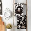 Artoid Mode Black Ghost Pumpkin Halloween Kitchen Towels Dish Towels, 18×26 Inch Farmhouse Flower Decoration Hand Towels Set of 2