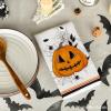 Artoid Mode Pumpkin Happy Halloween Kitchen Towels Dish Towels, 18×26 Inch Trick Or Treat Jack-O’-Lantern Decoration Hand Towels Set of 4