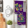 Artoid Mode Iris Doughnut Mardi Gras Kitchen Towels Dish Towels, 18×26 Inch We Don’t Hide The Crazy Seasonal Decoration Hand Towels Set of 4