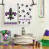 Artoid Mode Iris Mardi Gras Kitchen Towels Dish Towels, 18×26 Inch Seasonal Decoration Hand Towels Set of 2