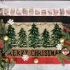 Artoid Mode Xmas Tree Merry Christmas Doormat, Winter Home Decor Low-Profile Switch Rug Door Mat Floor Mat for Indoor Outdoor 17×29 Inch