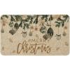 Artoid Mode Xmas Tree Ornament Merry Christmas Doormat, Winter Low-Profile Switch Rug Home Decor Door Mat Floor Mat for Outdoor Indoor 17×29 Inch
