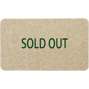 Artoid Mode Red Snowman Bird Let It Snow Winter Doormat, Snowflakes Christmas Home Decor Low-Profile Switch Rug Door Mat Floor Mat for Indoor Outdoor 17×29 Inch(Red)