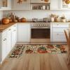 Artoid Mode Home Sweet Home Pumpkin Fall Kitchen Mats Set of 2, Autumn Home Decor Low-Profile Kitchen Rugs for Floor – 17×29 and 17×47 Inch