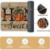 Artoid Mode Home Sweet Home Pumpkin Fall Kitchen Mats Set of 2, Autumn Home Decor Low-Profile Kitchen Rugs for Floor – 17×29 and 17×47 Inch