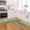 Artoid Mode Shamrock St. Patrick’s Day Kitchen Mats Set of 2, Lucky Home Decor Low-Profile Kitchen Rugs for Floor – 17×29 and 17×47 Inch
