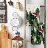 Artoid Mode Black Cat Star Xmas Tree Christmas Kitchen Towels Dish Towels, 18×26 Inch Farmhouse Holiday Winter Decoration Cleaning Set of 2