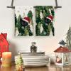 Artoid Mode Black Cat Star Xmas Tree Christmas Kitchen Towels Dish Towels, 18×26 Inch Farmhouse Holiday Winter Decoration Cleaning Set of 2