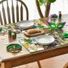 Artoid Mode Iris Lobster Mask Happy Mardi Gras Placemats Set of 4, 12×18 Inch Seasonal Spring Holiday Table Mats for Party Kitchen Dining Decoration