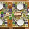 Artoid Mode Iris Mask Lobster Mardi Gras Placemats Set of 4, 12×18 Inch Seasonal Spring Holiday Table Mats for Party Kitchen Dining Decoration
