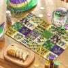 Artoid Mode Iris Mask Lobster Mardi Gras Placemats Set of 4, 12×18 Inch Seasonal Spring Holiday Table Mats for Party Kitchen Dining Decoration