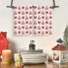 Artoid Mode Red Bowknot Xmas Tree Christmas Kitchen Towels Dish Towels, 18×26 Inch Farmhouse Snowflake Winter Decoration Cleaning Set of 2(Red)