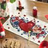 Artoid Mode Red Heart Love Valentine Placemats Set of 4, 12×18 Inch Wedding Anniversary Table Mats for Party Kitchen Dining Decoration