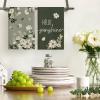 Artoid Mode Floral Hello Sunshine Spring Kitchen Towels Dish Towels, 18×26 Inch Farmhouse Summer Decoration Cleaning Set of 4