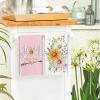 Artoid Mode Floral Love Heart Butterfly Spring Kitchen Towels Dish Towels, 18×26 Inch Farmhouse Summer Decoration Cleaning Set of 4