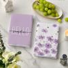Artoid Mode Purple Flowers Bee Hello Sunshine Summer Kitchen Towels Dish Towels, 18×26 Inch Seasonal Holiday Decoration Hand Towels Set of 2(Purple)