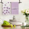 Artoid Mode Purple Flowers Bee Hello Sunshine Summer Kitchen Towels Dish Towels, 18×26 Inch Seasonal Holiday Decoration Hand Towels Set of 2(Purple)