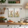 Artoid Mode Rabbit Daisy Butterfly Bunny Eggs Flowers Easter Spring Kitchen Towels Dish Towels, 18×26 Inch Farmhouse Summer Decoration Cleaning Set of 2