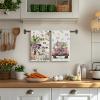 Artoid Mode Sheep Truck Bunny Eggs Bow Leaves Flowers Easter Spring Kitchen Towels Dish Towels, 18×26 Inch Farmhouse Summer Decoration Cleaning Set of 2