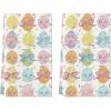Artoid Mode Bow Bunny Eggs Happy Easter Spring Kitchen Towels Dish Towels, 18×26 Inch Farmhouse Summer Decoration Cleaning Set of 2