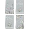 Artoid Mode Butterfly Floral Bless Home Spring Kitchen Towels Dish Towels, 18×26 Inch Farmhouse Summer Decoration Cleaning Set of 4