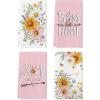 Artoid Mode Floral Love Heart Butterfly Spring Kitchen Towels Dish Towels, 18×26 Inch Farmhouse Summer Decoration Cleaning Set of 4