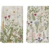 Artoid Mode Wood Wildflower Floral Kitchen Towels Dish Towels, 18×26 Inch Leaves Holiday Decoration Cleaning Set of 2(Wood)