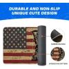 Artoid Mode American Flag Freedom Veteran Military Boots Doormat, 4th of July Memorial Day Patriotic Liberty Low-Profile Yard Floor Switch Mat for Indoor Outdoor 17 x 29 Inch