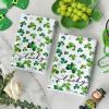 Artoid Mode Beige Clover Shamrock St. Patrick’s Day Kitchen Towels Dish Towels, 18×26 Inch Lucky Farmhouse Holiday Decoration Hand Towels Set of 2