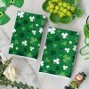 Artoid Mode Beige Clover Shamrock St.Patrick’s Day Kitchen Towels Dish Towels, 18×26 Inch Farmhouse Holiday Spring Decoration Cleaning Set of 2(Green)