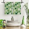 Artoid Mode Beige Clover Shamrock St.Patrick’s Day Kitchen Towels Dish Towels, 18×26 Inch Farmhouse Holiday Spring Decoration Cleaning Set of 2(Light Green)
