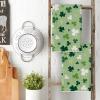 Artoid Mode Beige Clover Shamrock St.Patrick’s Day Kitchen Towels Dish Towels, 18×26 Inch Farmhouse Holiday Spring Decoration Cleaning Set of 2(Light Green)
