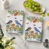 Artoid Mode Bird Butterfly Floral Spring Kitchen Towels Dish Towels, 18×26 Inch Farmhouse Summer Decoration Cleaning Set of 2