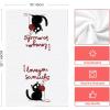 Artoid Mode Black Cats Ball Love Hearts Valentine’s Kitchen Towels Dish Towels, 18×26 Inch Anniversary Wedding Decoration Cleaning Set of 2