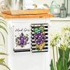 Artoid Mode Black Stripe Iris Jewelry Heart Mardi Gras Kitchen Towels Dish Towels, 18×26 Inch Farmhouse Decoration Hand Towels Set of 2