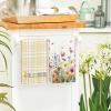 Artoid Mode Bloom Floral Hello Sunshine Spring Kitchen Towels Dish Towels, 18×26 Inch Farmhouse Summer Decoration Cleaning Set of 4