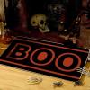 Artoid Mode Boo Halloween Doormat, Low-Profile Switch Rug Door Home Decor Mat Floor Mat for Indoor Outdoor 17×29 Inch