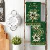 Artoid Mode Brown Lace Clover Shamrock St.Patrick’s Day Kitchen Dish Towels, 18×26 Inch Farmhouse Holiday Spring Decoration Cleaning Set of 2(Dark Green)