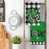 Artoid Mode Buffalo Plaid Shamrocks Love St. Patrick’s Day Kitchen Towels Dish Towels, 18×26 Inch Seasonal Spring Decoration Hand Towels Set of 2