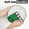 Artoid Mode Buffalo Plaid Shamrocks Lucky Truck St. Patrick’s Day Kitchen Towels Dish Towels, 18×26 Inch Seasonal Spring Decoration Hand Towels Set of 4