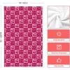 Artoid Mode Checkered Design Cherry Bowknot Valentine’s Kitchen Towels Dish Towels, 18×26 Inch Anniversary Wedding Decoration Cleaning Set of 2