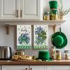 Artoid Mode Chinoiserie Clover Shamrock St.Patrick’s Day Kitchen Dish Towels, 18×26 Inch Farmhouse Holiday Spring Decoration Cleaning Set of 2
