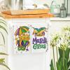 Artoid Mode Crown Mask Iris Umbrella Hats Mardi Gras Kitchen Towels Dish Towels, 18×26 Inch Farmhouse Decoration Cleaning Set of 2