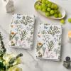 Artoid Mode Daisy Floral Butterfly Spring Kitchen Towels Dish Towels, 18×26 Inch Farmhouse Summer Decoration Cleaning Set of 2(Beige)