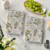 Artoid Mode Daisy Floral Butterfly Spring Kitchen Towels Dish Towels, 18×26 Inch Farmhouse Summer Decoration Cleaning Set of 2(Wood)