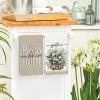 Artoid Mode Eucalyptus Truck Flowers Basket Spring Kitchen Towels Dish Towels, 18×26 Inch Farmhouse Decoration Hand Towels Set of 4