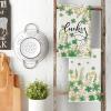 Artoid Mode Flower Clover Shamrock St.Patrick’s Day Kitchen Dish Towels, 18×26 Inch Farmhouse Holiday Spring Decoration Cleaning Set of 2