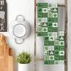 Artoid Mode Green Checkered Clover Shamrock St.Patrick’s Day Kitchen Dish Towels, 18×26 Inch Farmhouse Holiday Spring Decoration Cleaning Set of 2